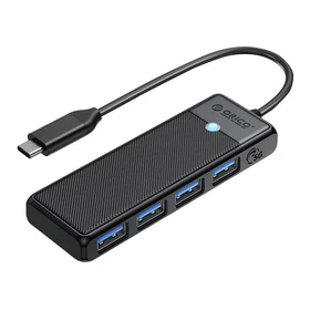 Orico Hub 4in1 USB A3.0x4 (juodas)