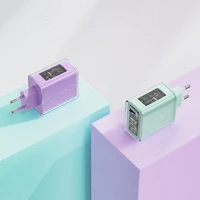 Acefast GaN 65W įkroviklis su 3 jungtimis (1xUSB, 2xUSB C) - pilkas (A45)