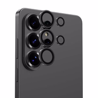 "Benks" grūdinto stiklo stiklas "Warrior Lens Protector" apsauginis stiklas kamerai, skirtas "Samsung Galaxy S26 Ultra" (objektyvas 5 vnt.), juodas