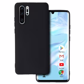Matinis galinis dėklas telefonui HUAWEI P30 PRO juodas