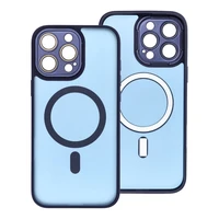 VARIETE MAG COVER magnetinis dėklas telefonui, suderinamas su MagSafe, skirtas IPHONE 17 PRO, tamsiai mėlynas