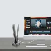 SODI SMS-300 gravitacinis stovas MacBook SMS-300 - sidabrinis