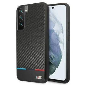 Dėklas telefonui BMW M Collection Triangles Case Samsung Galaxy S22+ - juodas