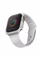 UNIQ dėklas Valencia Apple Watch Series 4/5/6/SE 44mm. sidabrinis/titanium sidabrinis