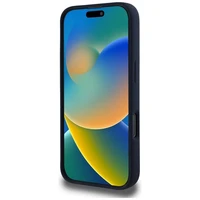 RED BULL dėklas telefonui IPHONE 16 Pro Max suderinamas su MagSafe RBHMP16X24SIOLVR (Silikoninis ORBR20 logotipas raudonas apvadas) tamsiai mėlyna