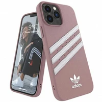 Adidas OR Formuotas dėklas PU iPhone 13 Pro Max - rožinė