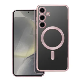 Dėklas telefonui SAMSUNG S24 Plus rožinės aukso spalvos