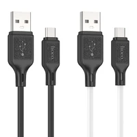 Kabelis USB-A į Micro USB Hoco 2,4A 1 m X90 juodas