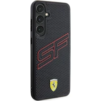 Ferrari Big SF Perforated dėklas telefonui Samsung Galaxy S24+ - juodas