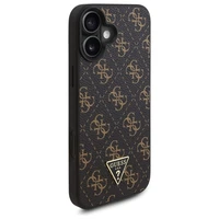 Guess naujas 4G trikampis dėklas telefonui iPhone 16 6.1" - juoda