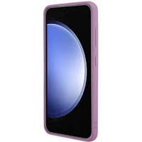 Guess Glitter Script dėklas telefonui Samsung Galaxy S24 - violetinė