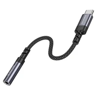 Borofone Adapter BV24 Graceful - Type C to jack 3,5mm - grey