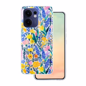 Glow Glam dėklas telefonui Oppo Reno 13F 5G (Global) / 13FS 5G rudas