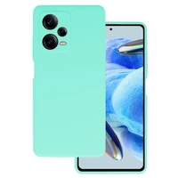 Dėklas telefonui silikoninis lengvas Xiaomi Redmi Note 12 Pro Plus - mėtinis (m)