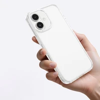 AmazingThing Minimal dėklas iPhone 16 Plus silikoninis dėklas - skaidrus
