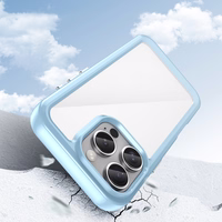 Outer Space dėklas telefonui su geliniu rėmeliu iPhone 16 Pro - mėlynas