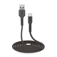 SBS TECABLETC3MTK USB-A - USB-C kabelis 3 m - juodas