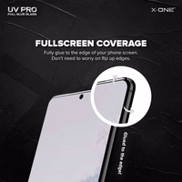 UV PRO grūdintas stiklas X-ONE – skirtas Samsung Galaxy S9 (su dėklu suderinamas)