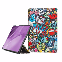 Dėklas Reach Smart Leather Samsung X210/X215/X216 Tab A9 Plus 11.0/X230/X235/X236 Tab A11 Plus 11.0 graffiti