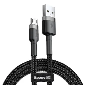 Baseus Cafule Micro USB kabelis 1.5A 2m (pilkas + juodas)