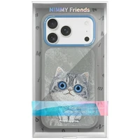 Nimmy Big Eyed Pet 2.0 Katės dėklas telefonui iPhone 17 Pro Max - pilka