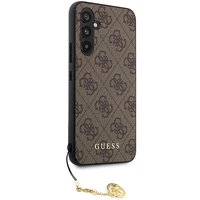 Guess GUHCS23FEGF4GBR S23 FE S711 rudas/rudas kietas dėklas 4G žavesio kolekcija