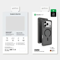 AmazingThing Omni dėklas telefonui iPhone 17 Pro Max, suderinamas su MagSafe - juodas