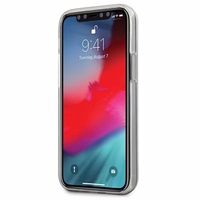 Guess GUHCP12S3D4GGBP iPhone 12 mini 5.4" mėlyna-rožinė/mėlyna ir rožinė kietas dėklas 4G 3D rašto kolekcija
