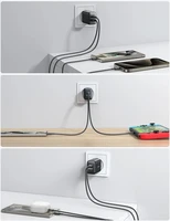 Įkroviklis Joyroom JR-TCF13 25W USB-C/USB-A juodas