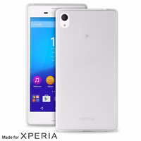 PURO Ultra Slim "0.3" Cover MFX - dėklas set + foil the Xperia M4 AQUA screen (translucent)