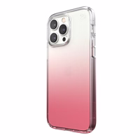 Speck Presidio Perfect-Clear + Ombre - iPhone 14 Pro Max dėklas with MICROBAN Coating (Clear / Vintage Rose Fade)