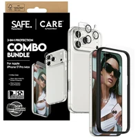 CARE by PanzerGlass madingas rinkinys 3in1 dėklas + stiklas + lęšis iPhone 17 Pro Max