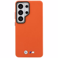 BMW M Metal Logo MagSafe dėklas Samsung Galaxy S26 Ultra - oranžinis