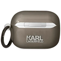 Karl Lagerfeld KLAPHNIKTCK AirPods Pro dėklas juodas/juodas Karl's Head