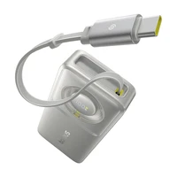 Išorinė baterija Baseus OS Free2Pull 10000mAh 30W + laidas (pilka)