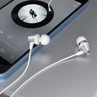 HOCO laidinės ausinės Jack 3,5 mm su mikrofonu M79 baltos