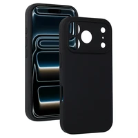 Silikoninis Lite dėklas telefonui Iphone 17 Pro Max juodas