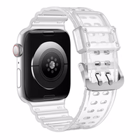 Dirželis Triple Protection Apple Watch 38 / 40 / 41 mm apyrankė – permatoma