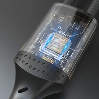 Dudao L3CL USB-C - Lightning 30W 2m pintas kabelis - juodas