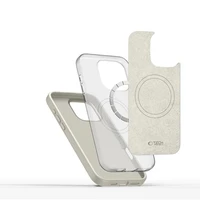 Tech-Protect silikoninis PU MagSafe dėklas iPhone 16 Pro (m) - smėlinas