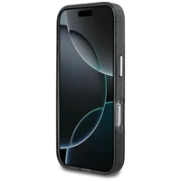 KARL LAGERFELD dėklas telefonui IPHONE 17 Pro, suderinamas su magnetiniu MagSafe (KLHMP17LHGKCGKBK, IML Glitter k&C Sketch Logo) juodas