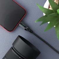 FORCELL F-ENERGY C276 kabelis Type C į Lightning PD 3A 27W Digital 1,2 m juodas