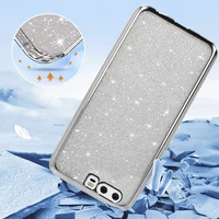 Elektro Glitter dėklas HUAWEI P10 sidabrinis