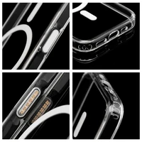 Dėklas telefonui su MagSafe iPhone 17 Air, skaidrus, elitinis, atsparus geltonėjimui, suderinamas su kameros valdymo mygtuku