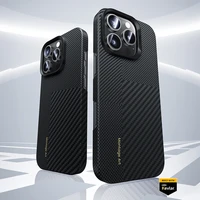 Benks Montage Magnetinis Armor Air Kevlar dėklas PC rėmas 600D+1500D (MB65) Iphone 16 Pro juodas