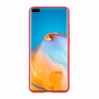 Crong Color Cover dėklas Huawei P40 Pro (raudonas)