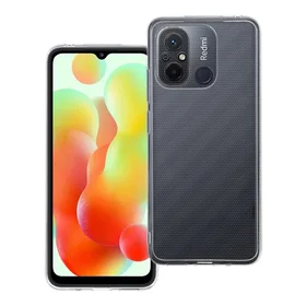 Skaidrus dėklas telefonui 2 mm XIAOMI Redmi 12C (kameros apsauga) permatomas