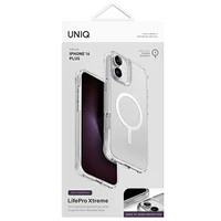 Uniq LifePro Xtreme Magnetinis Įkrovimo dėklas telefonui iPhone 16 Plus - Skaidrus