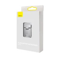 "Baseus" universalūs nešiojamojo kompiuterio kojų stovai (2 vnt.) sidabriniai (LUZC000012)