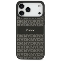 DKNY pakartotinio rašto su toninėmis juostelėmis dėklas telefonui iPhone 17 Pro Max - juodas